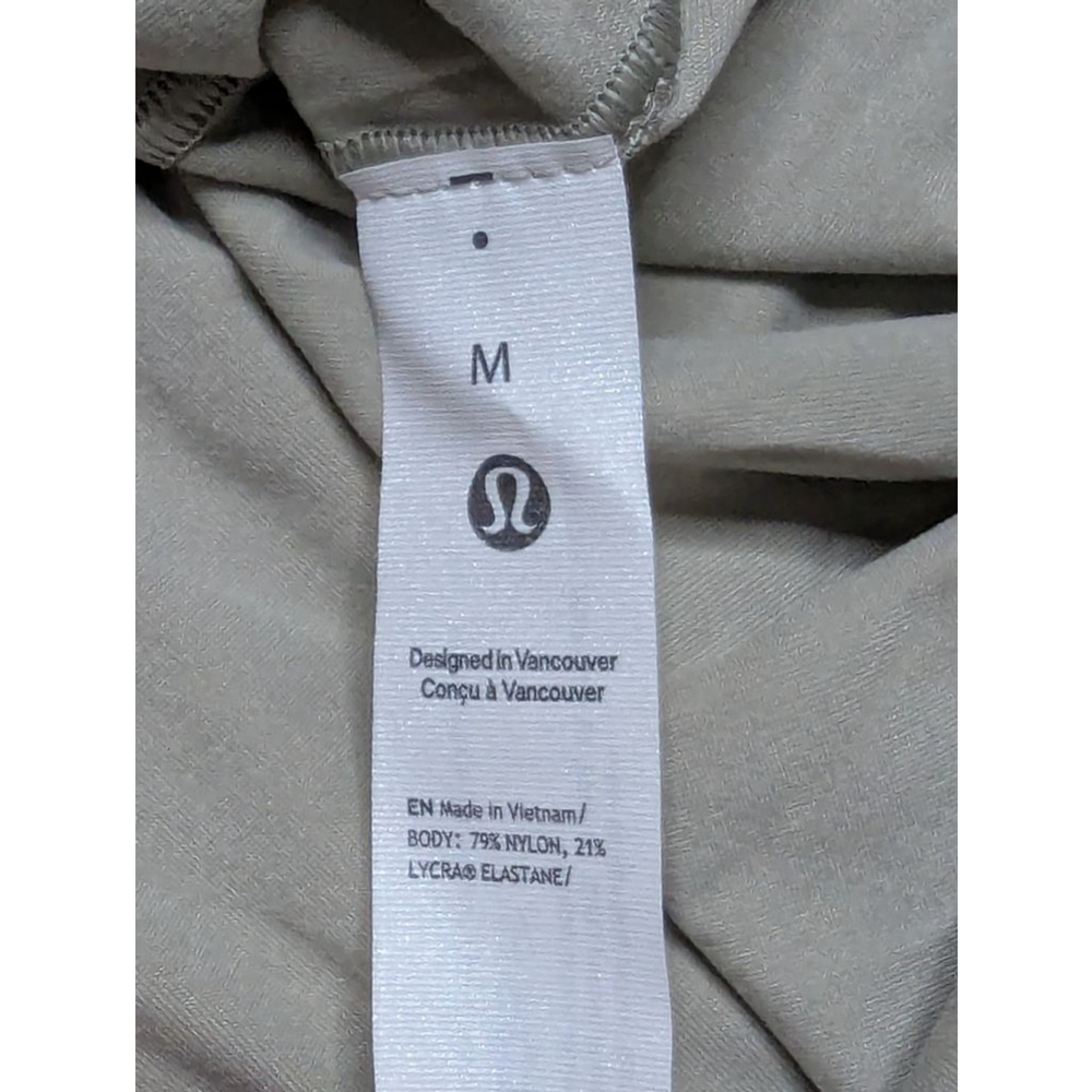 Lululemon Bodysuit Women's M Taupe Square-Neck Long Sleeve Bodysuit New With Tag - Picture 6 of 9